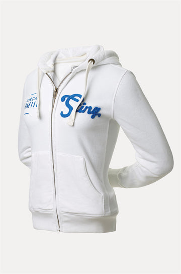 STING Womens Pure Classic Hoodie White